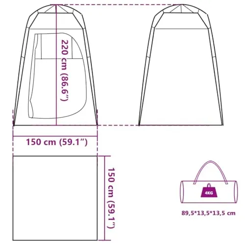 vidaXL Sichtschutzzelt UC 3