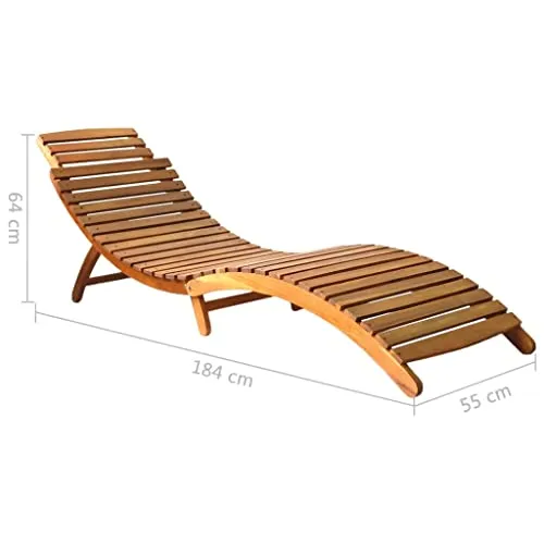 vidaXL Sonnenliege UC 2