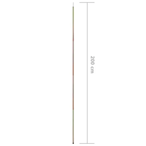 vidaXL Sonnensegelmast 200cm 2