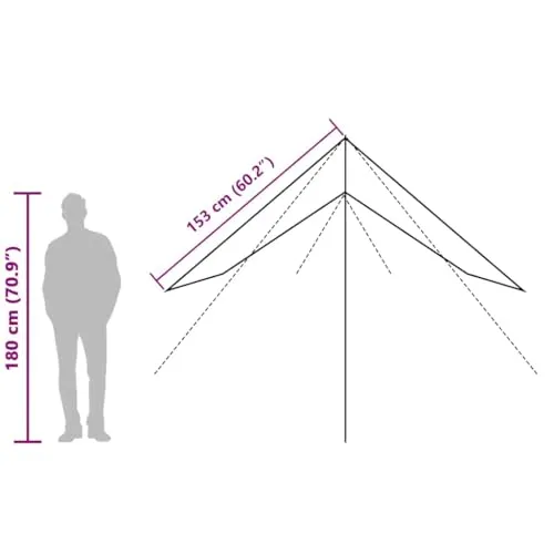 vidaXL Tarp 4