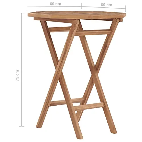 vidaXL Teak Massiv 3