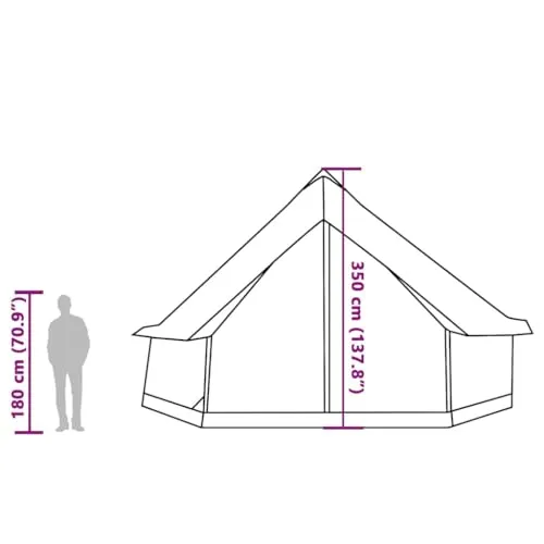 vidaXL Tipi 4