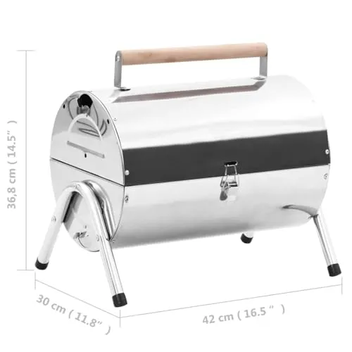 vidaXL Tischgrill 3