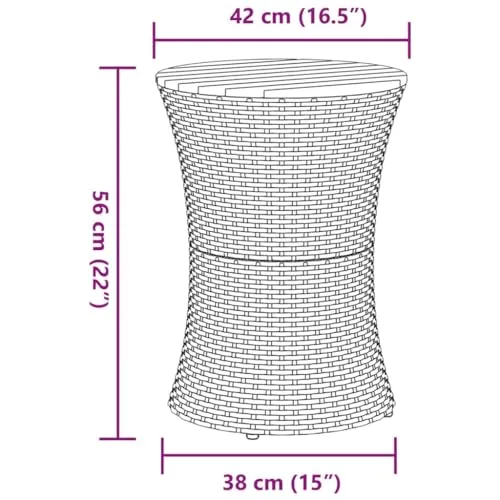 vidaXL Trommelform 3