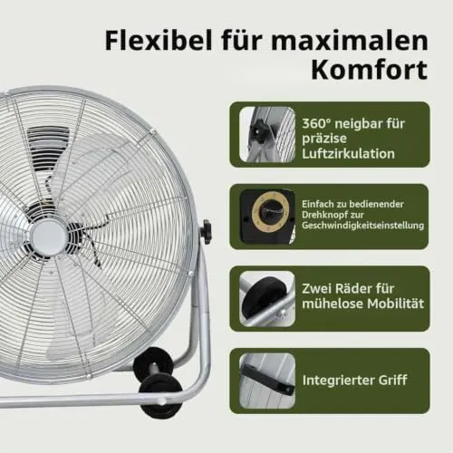 vidaXL Trommelventilator UC 5