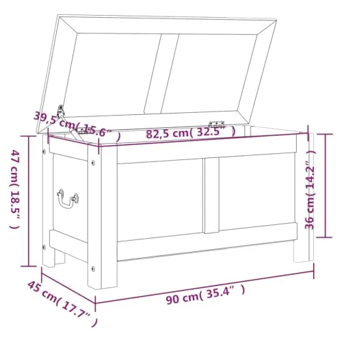 vidaXL Truhe 3