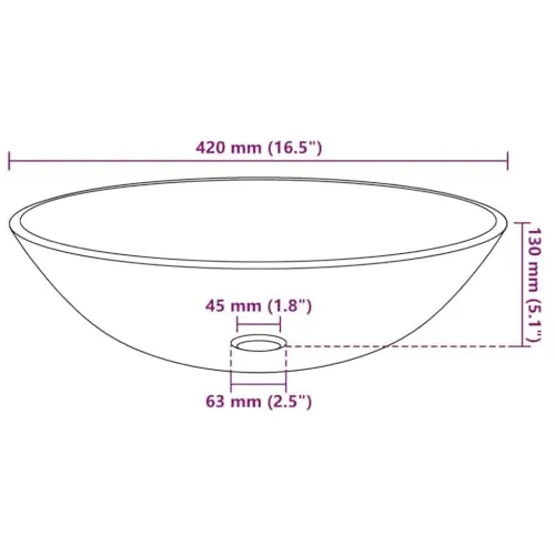 vidaXL Waschbecken UC 3