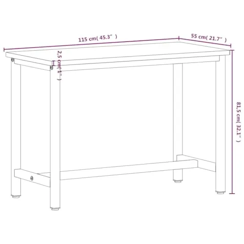 vidaXL Werkbank 3