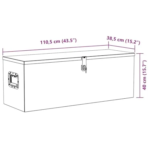 vidaXL Werkzeugbox 3