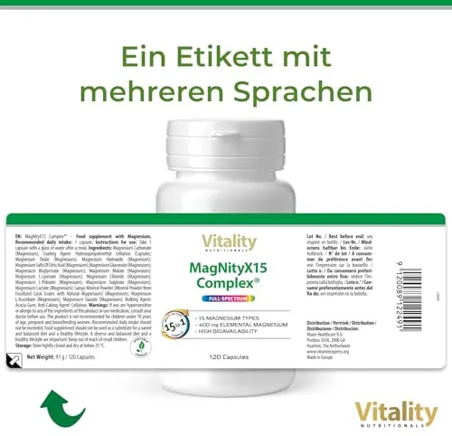 Vitality Nutritionals MagNityX15 7