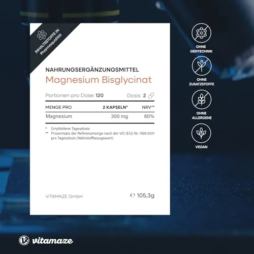 Vitamaze Magnesium Bisglycinat 4