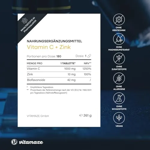 Vitamaze Vitamin C 1000 mg Plus 4