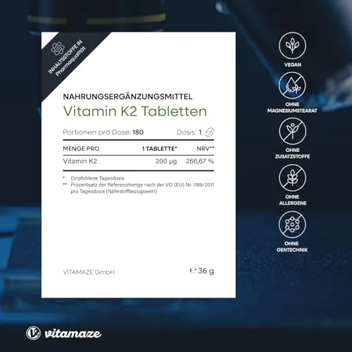 Vitamaze Vitamin K2 MK-7 4