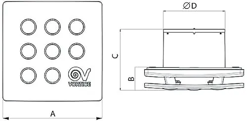 Vortice Punto Four MFO Series 100 3