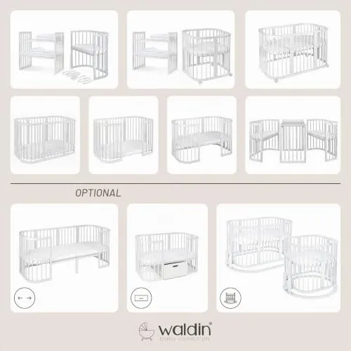 waldin Babybett Oval 2