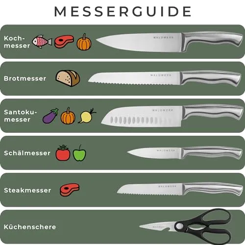 WALDWERK Messerblock 6