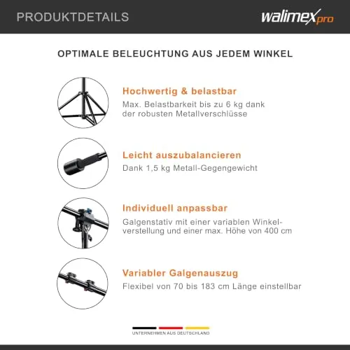 Walimex pro Galgenstativ 3