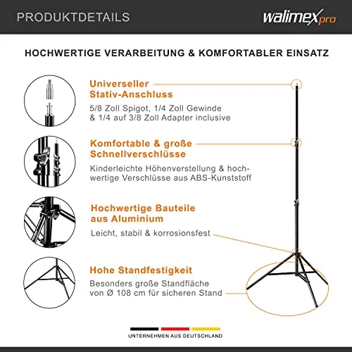Walimex pro Lampenstativ-Set 2