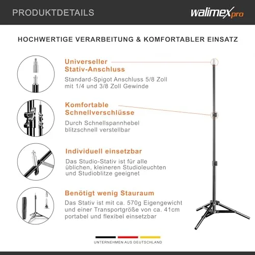 Walimex pro Lampenstativ-Set 5