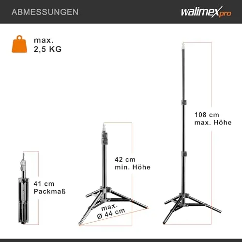 Walimex pro Lampenstativ-Set 6