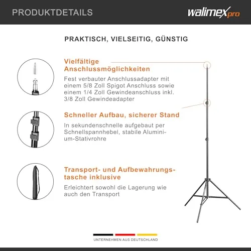 Walimex pro Lampenstativ-Set 7