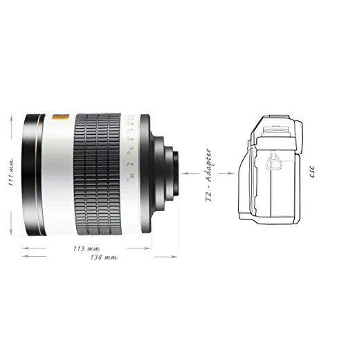 Walimex pro Spiegel Objektiv 800/8,0 6