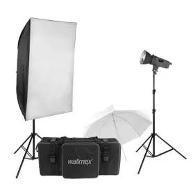 Walimex pro Studioset VE 150/150 + Softbox60x90cm