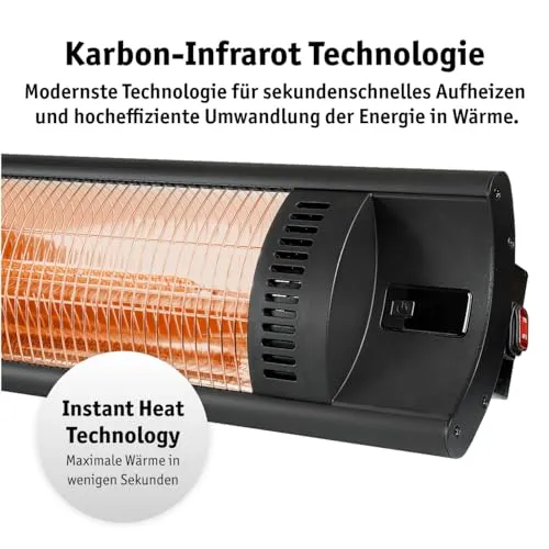 WALTER Infrarot Wandheizstrahler 2000 W 3