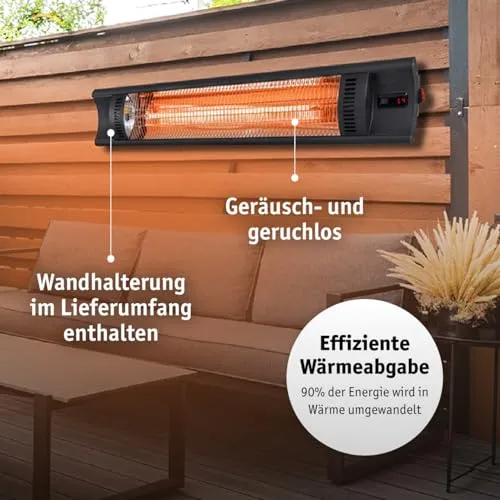WALTER Infrarot Wandheizstrahler 2000 W 4