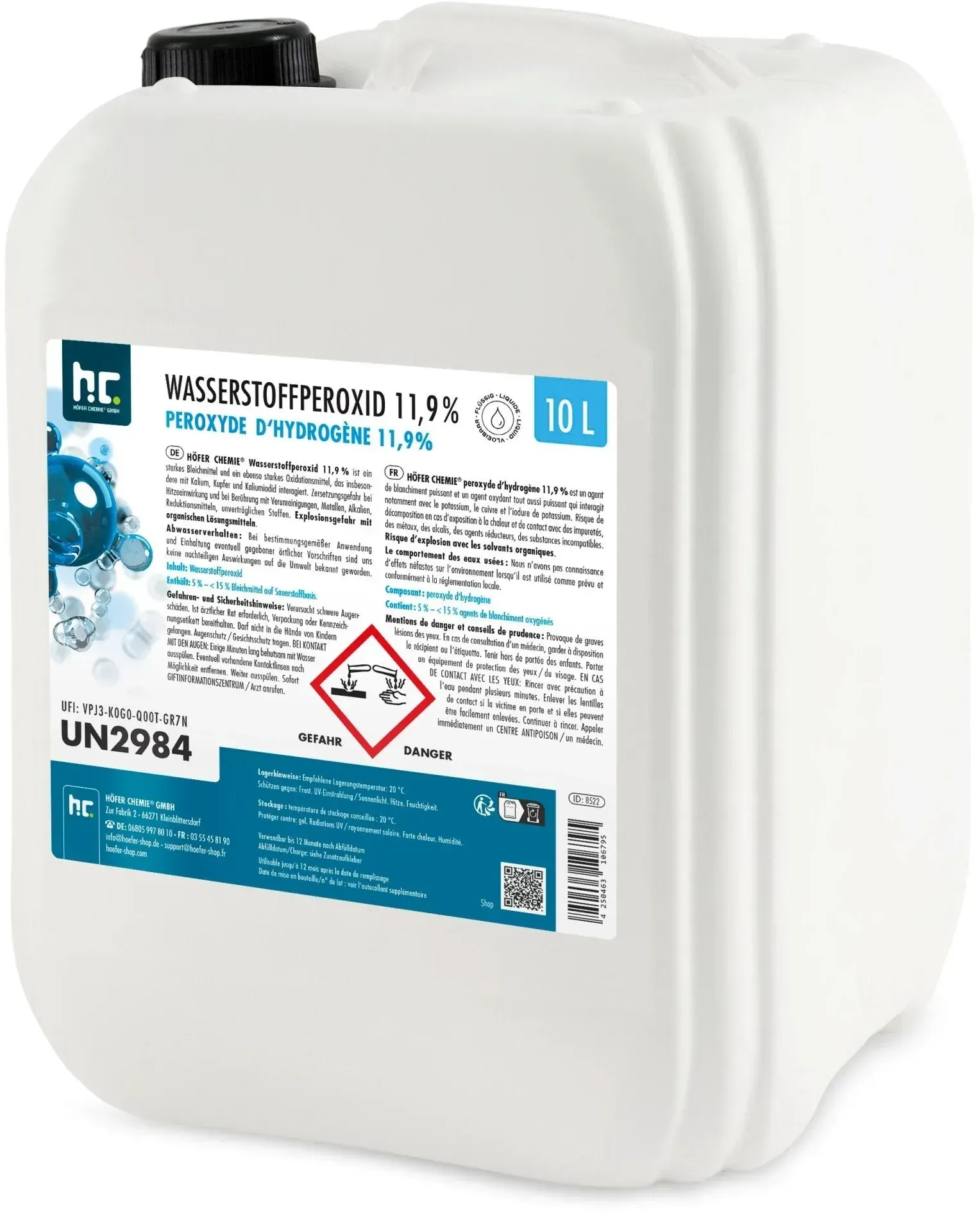 Wasserstoffperoxid 11,9% 10 l