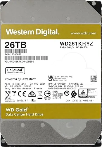WD Gold WD261KRYZ - 26 TB 2