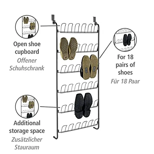 WENKO Tür-Schuhregal 3
