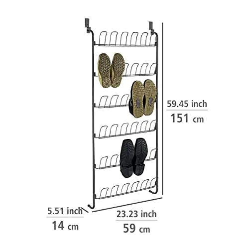 WENKO Tür-Schuhregal 6