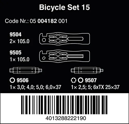 Wera Bicycle Set 15 2