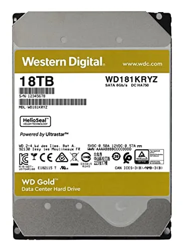 Western Digital Gold 18 TB 2