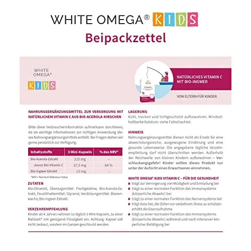 White Omega Vitamin C Kinder 5