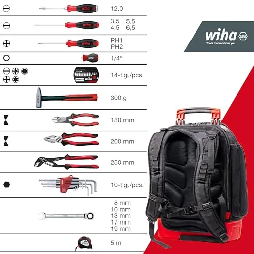 Wiha Mechaniker Werkzeugrucksack 41-tlg. UC 3