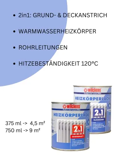Wilckens Heizkörperlack 2in1 3