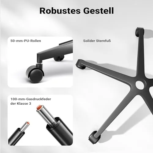 Wiltec Ergonomischer Bürostuhl UC 7