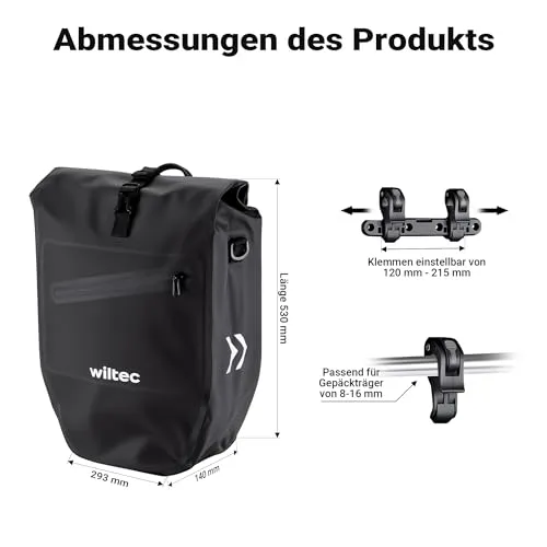 Wiltec Gepäckträgertasche 3