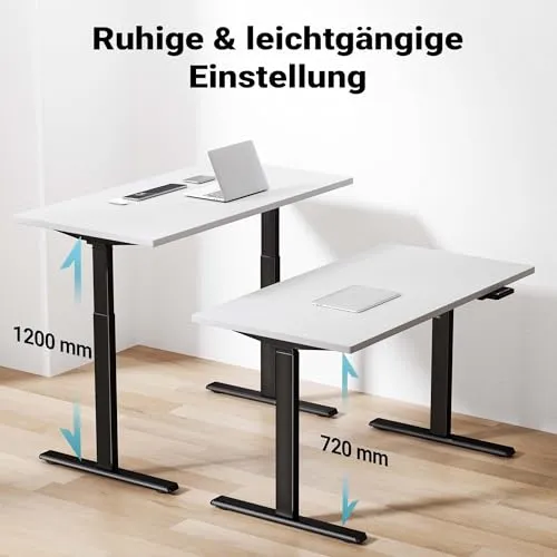 Wiltec Höhenverstellbarer Schreibtisch UC 4