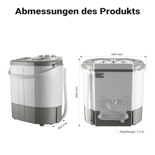 Wiltec Mini Waschmaschine 3