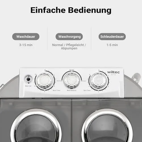 Wiltec Mini Waschmaschine 5