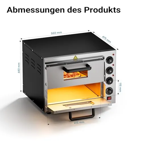 Wiltec Pizza-Backofen UC 3