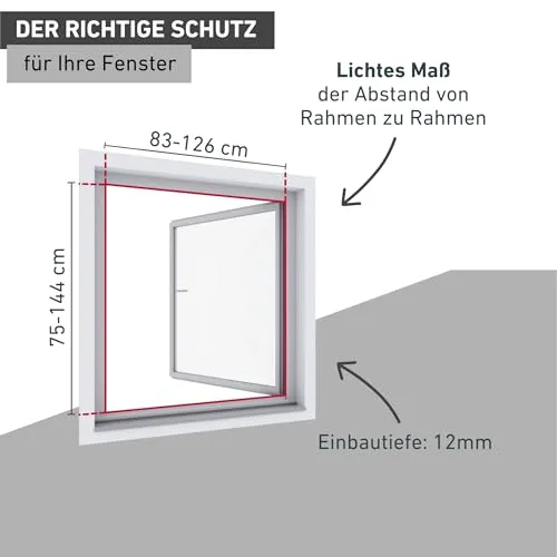 Windhager Fliegengitter Fenster Plus 3
