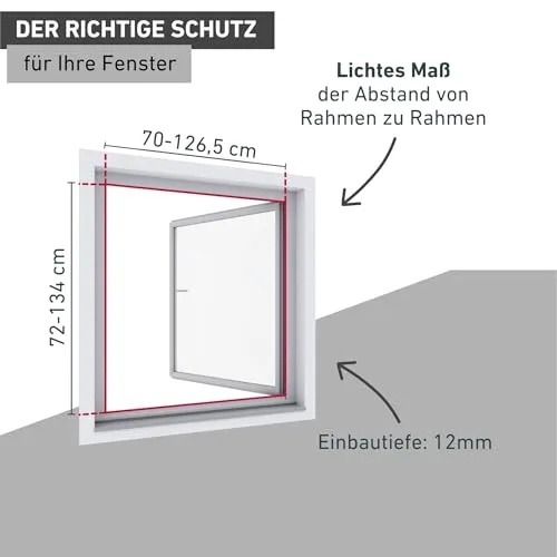 Windhager Spannrahmen Fenster 3