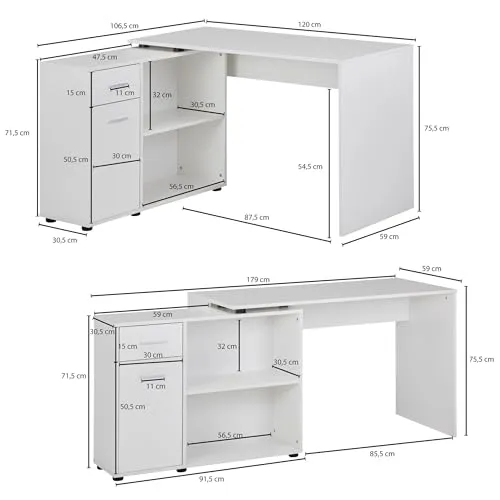 Wohnling Design Eckschreibtisch UC 3