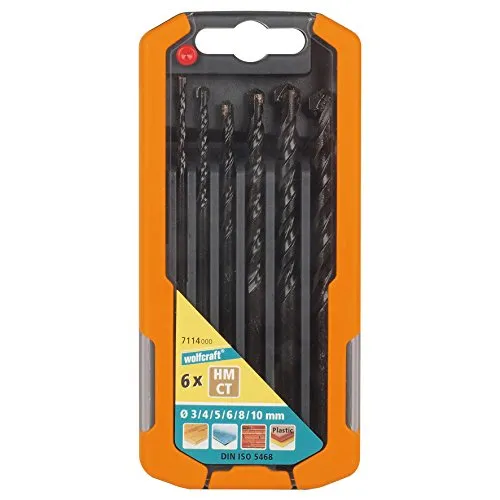 wolfcraft Universalbohrer-Set HM