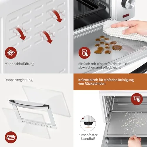 WOLTU Mini Backofen 5