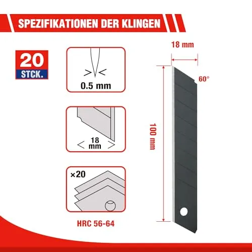 WORKPRO Cuttermesser Set UC 2